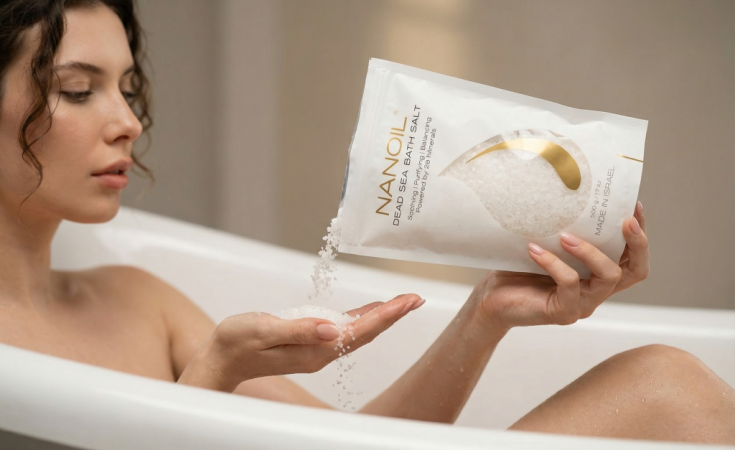 nanoil kylpysuolan käyttö